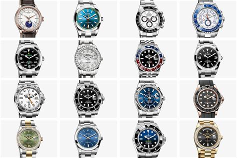 rolex watch collection|Rolex watch list of models.